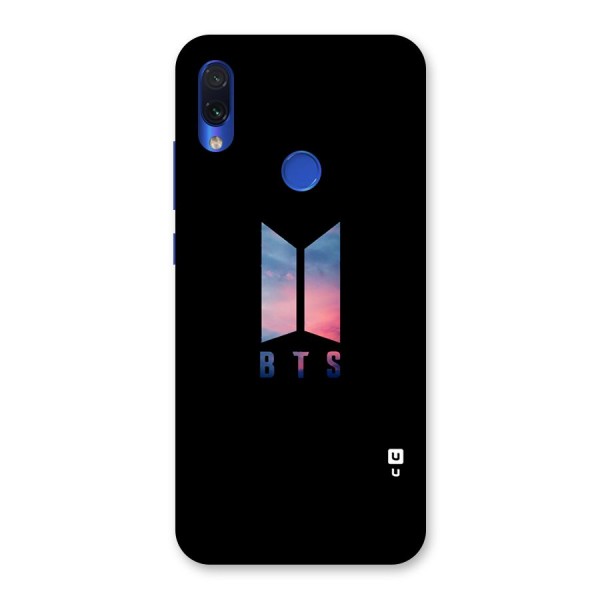 BTS Logo Sky Back Case for Redmi Note 7