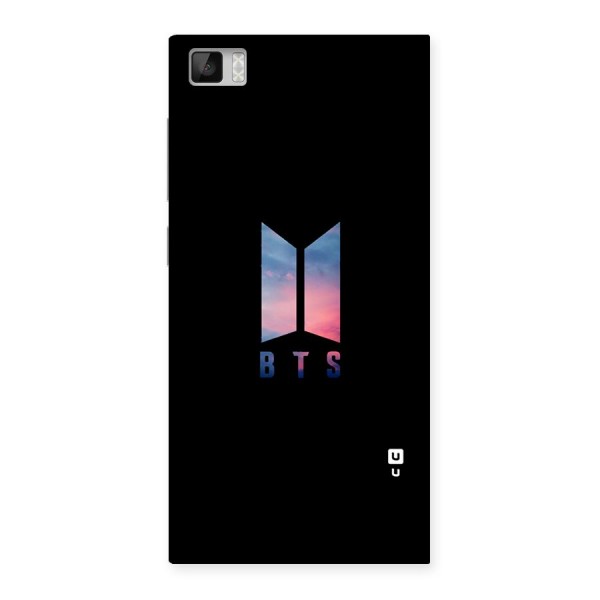 BTS Logo Sky Back Case for Xiaomi Mi3