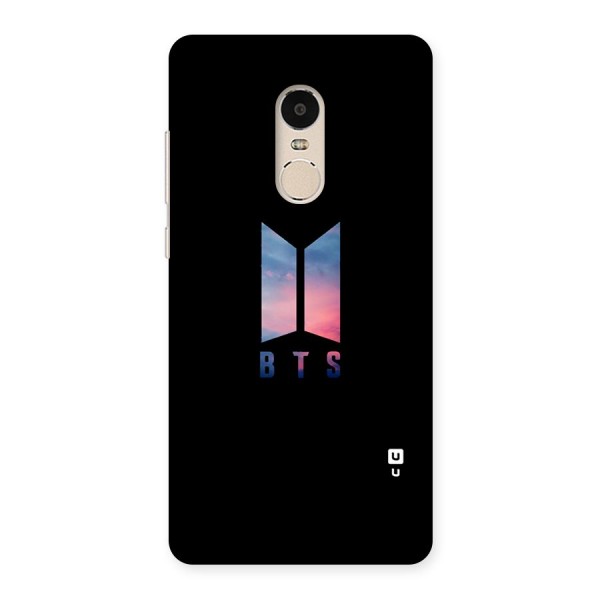 BTS Logo Sky Back Case for Xiaomi Redmi Note 4