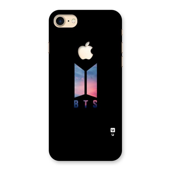 BTS Logo Sky Back Case for iPhone 7 Apple Cut