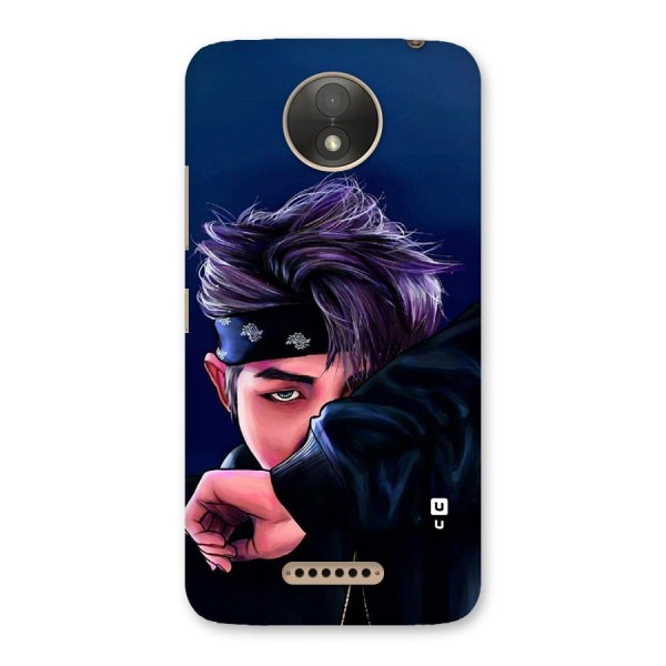 BTS Namjoon Artwork Back Case for Moto C Plus