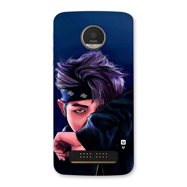 BTS Namjoon Artwork Back Case for Moto Z Play