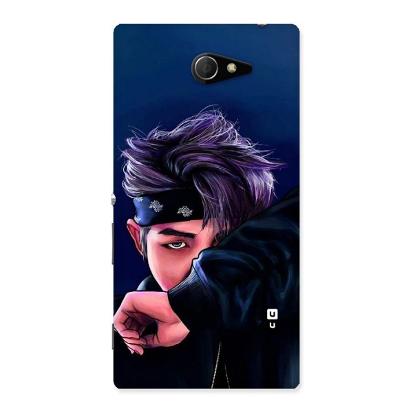 BTS Namjoon Artwork Back Case for Sony Xperia M2