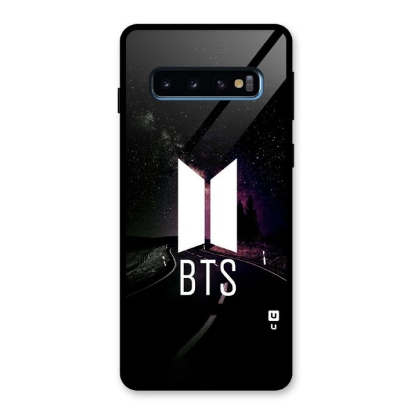 BTS Night Sky Glass Back Case for Galaxy S10