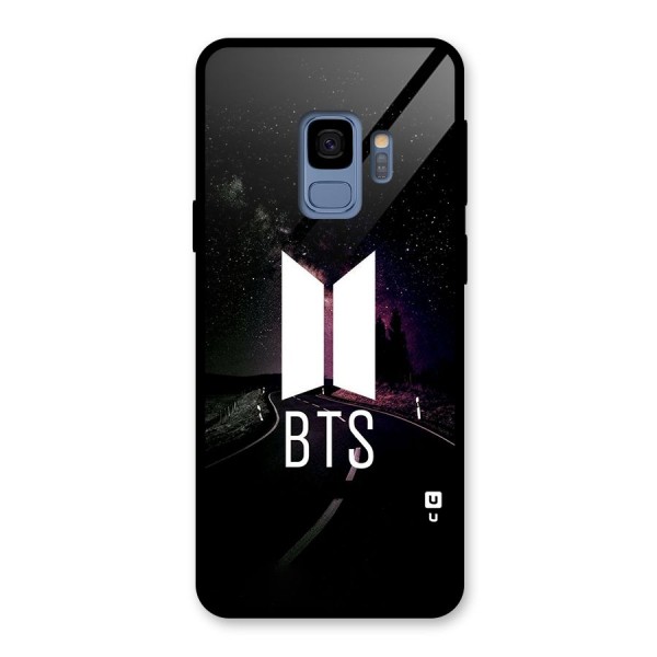 BTS Night Sky Glass Back Case for Galaxy S9