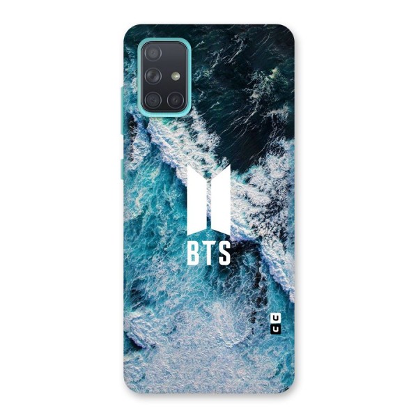 BTS Ocean Waves Back Case for Galaxy A71