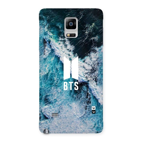 BTS Ocean Waves Back Case for Galaxy Note 4