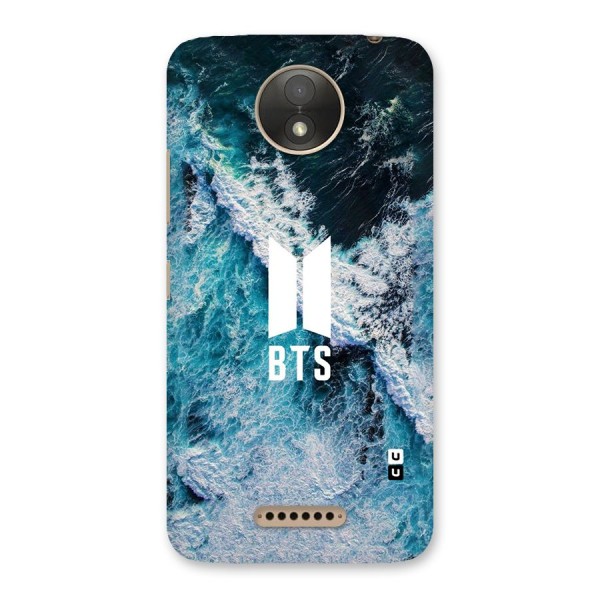 BTS Ocean Waves Back Case for Moto C Plus