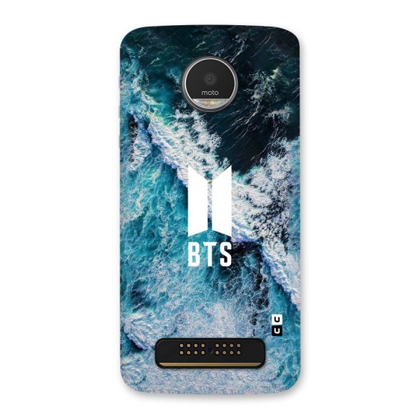 BTS Ocean Waves Back Case for Moto Z Play