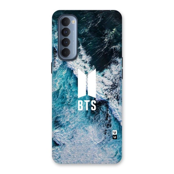 BTS Ocean Waves Back Case for Reno4 Pro