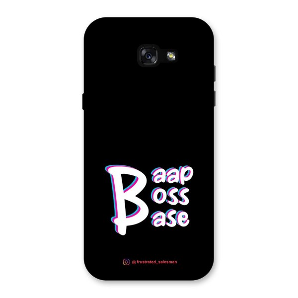 Baap Boss Base Black Back Case for Galaxy A7 (2017)