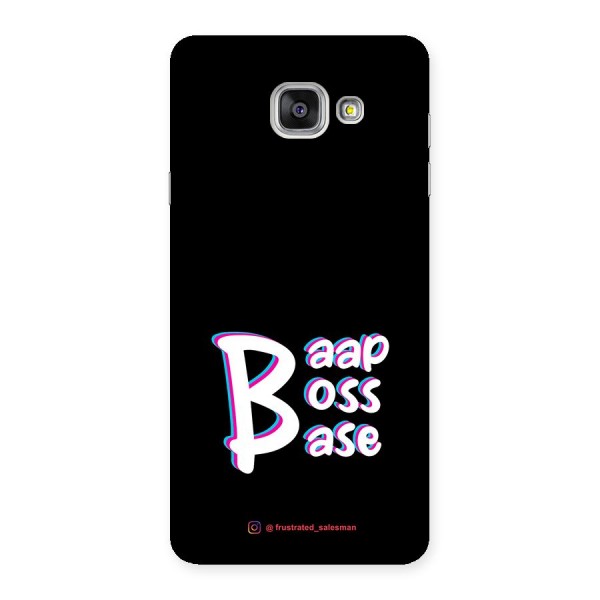 Baap Boss Base Black Back Case for Galaxy A7 2016