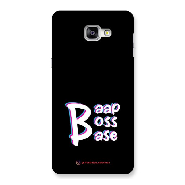 Baap Boss Base Black Back Case for Galaxy A9