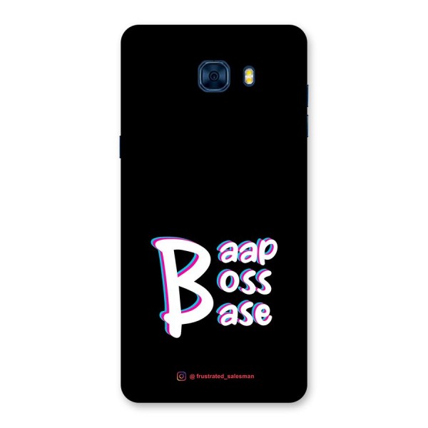 Baap Boss Base Black Back Case for Galaxy C7 Pro