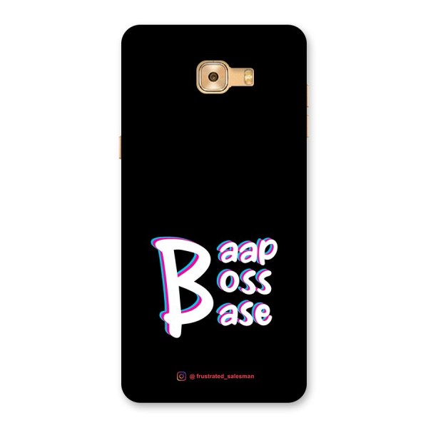 Baap Boss Base Black Back Case for Galaxy C9 Pro