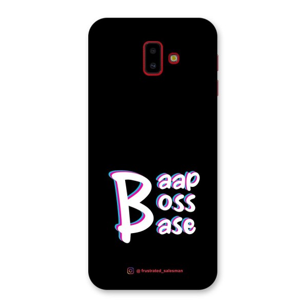 Baap Boss Base Black Back Case for Galaxy J6 Plus