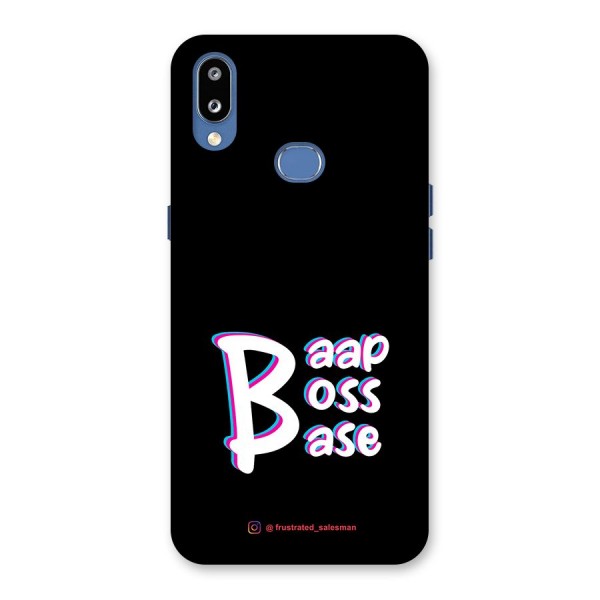 Baap Boss Base Black Back Case for Galaxy M01s