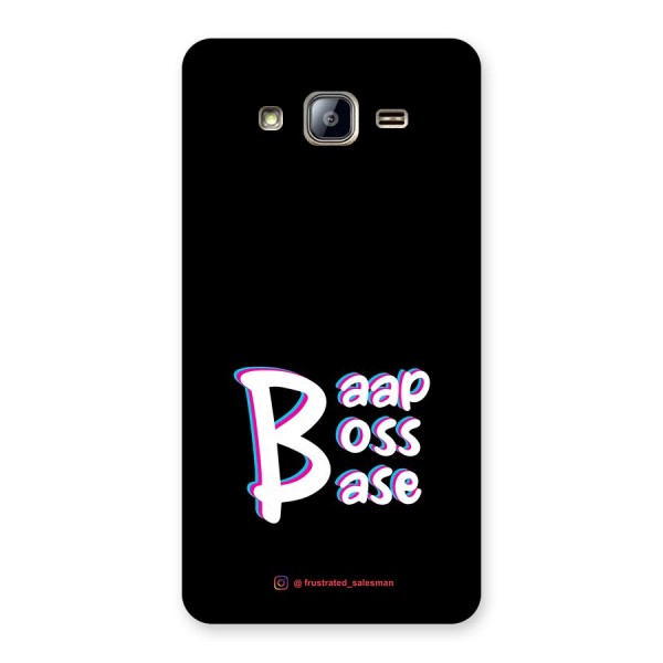 Baap Boss Base Black Back Case for Galaxy On5