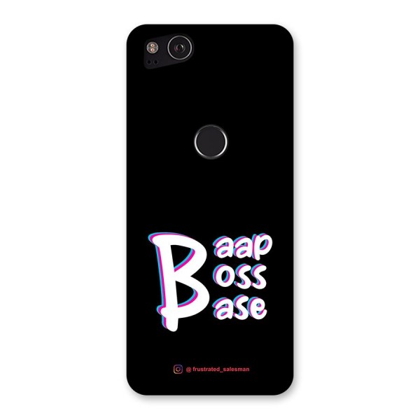 Baap Boss Base Black Back Case for Google Pixel 2