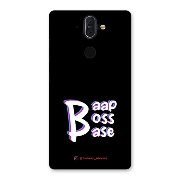 Baap Boss Base Black Back Case for Nokia 8 Sirocco