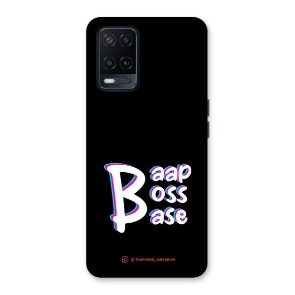 Baap Boss Base Black Back Case for Oppo A54