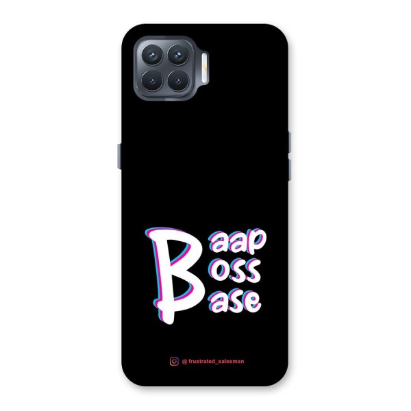 Baap Boss Base Black Back Case for Oppo F17 Pro