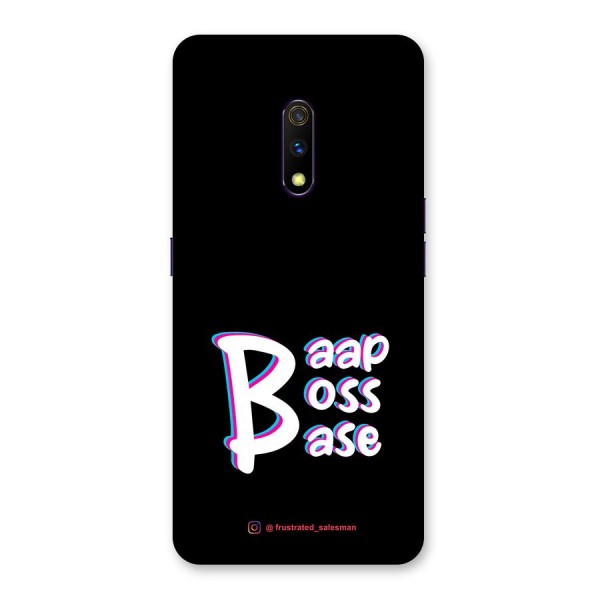 Baap Boss Base Black Back Case for Realme X