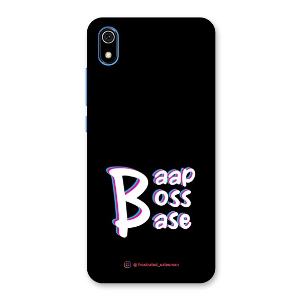 Baap Boss Base Black Back Case for Redmi 7A