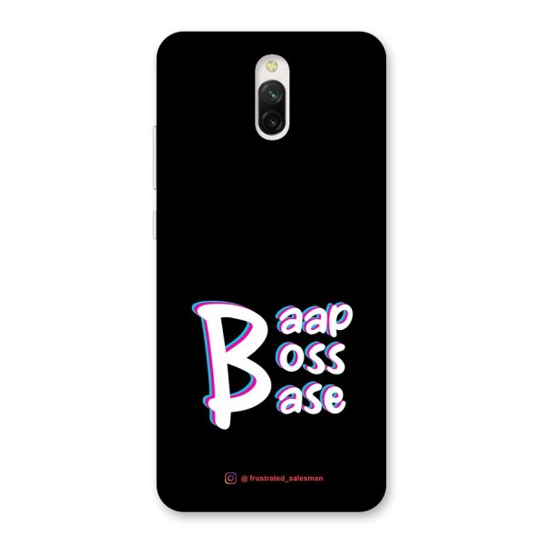 Baap Boss Base Black Back Case for Redmi 8A Dual