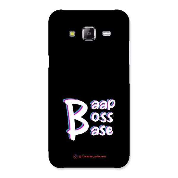 Baap Boss Base Black Back Case for Samsung Galaxy J5