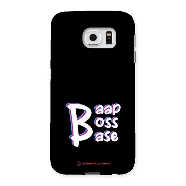 Baap Boss Base Black Back Case for Samsung Galaxy S6