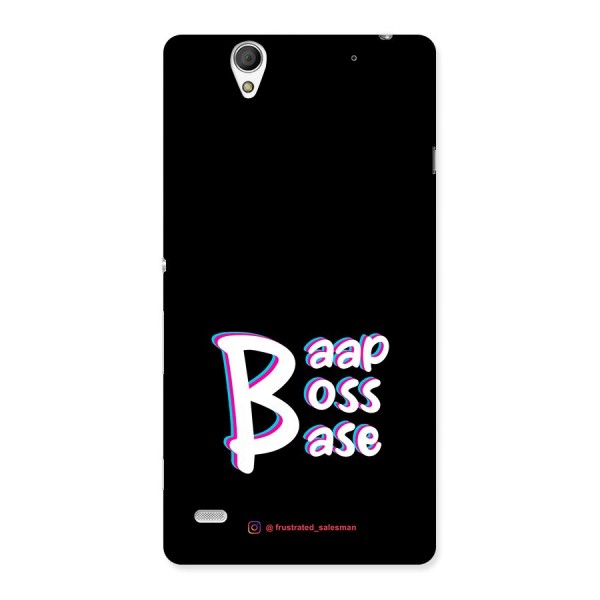 Baap Boss Base Black Back Case for Sony Xperia C4