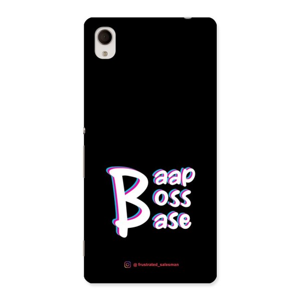 Baap Boss Base Black Back Case for Sony Xperia M4