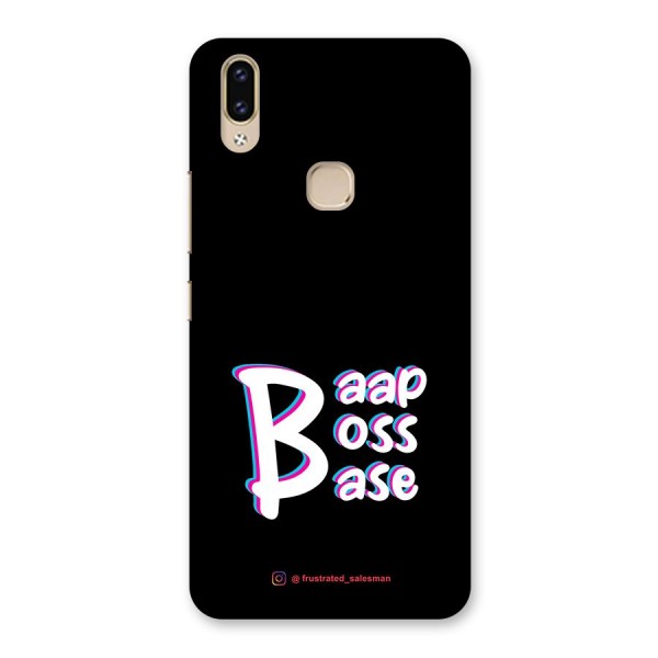 Baap Boss Base Black Back Case for Vivo V9