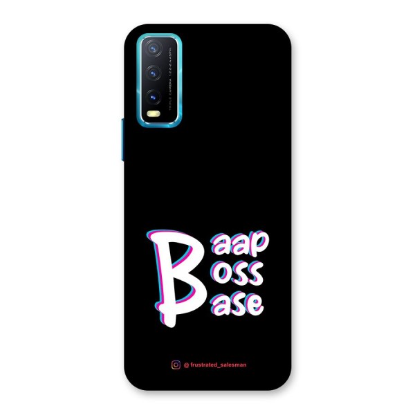 Baap Boss Base Black Back Case for Vivo Y12s