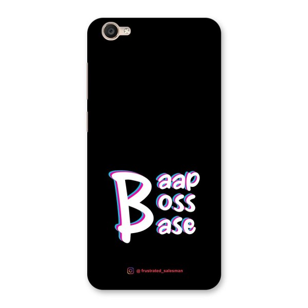 Baap Boss Base Black Back Case for Vivo Y55s