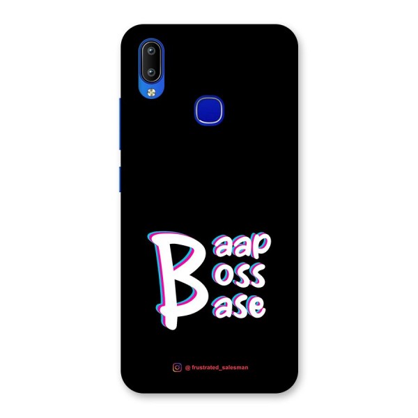 Baap Boss Base Black Back Case for Vivo Y91