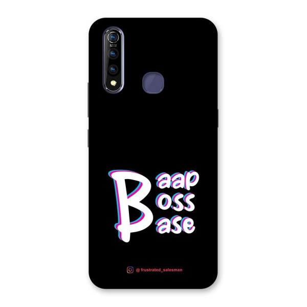 Baap Boss Base Black Back Case for Vivo Z1 Pro