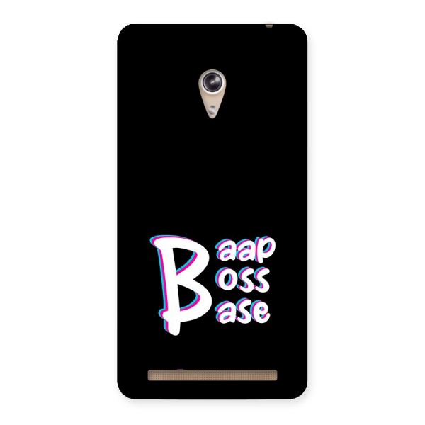 Baap Boss Base Black Back Case for Zenfone 6