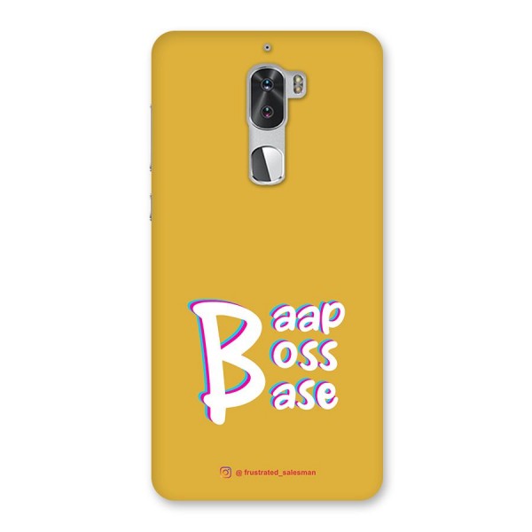 Baap Boss Base Mustard Yellow Back Case for Coolpad Cool 1