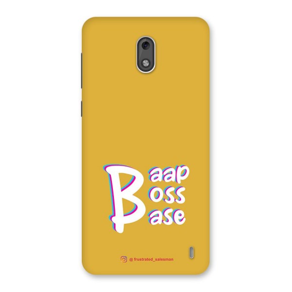 Baap Boss Base Mustard Yellow Back Case for Nokia 2