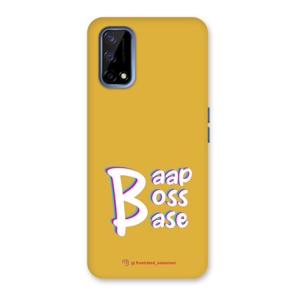 Baap Boss Base Mustard Yellow Back Case for Realme Narzo 30 Pro