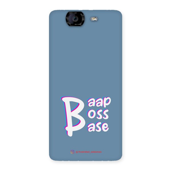 Baap Boss Base SteelBlue Back Case for Canvas Knight A350