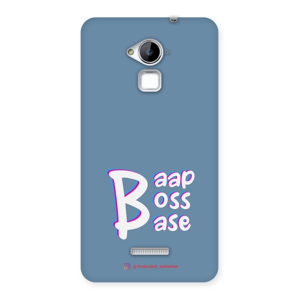 Baap Boss Base SteelBlue Back Case for Coolpad Note 3