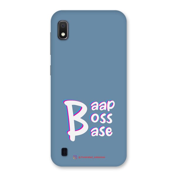 Baap Boss Base SteelBlue Back Case for Galaxy A10