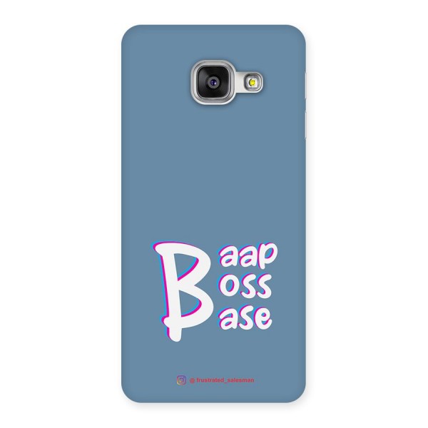 Baap Boss Base SteelBlue Back Case for Galaxy A3 2016