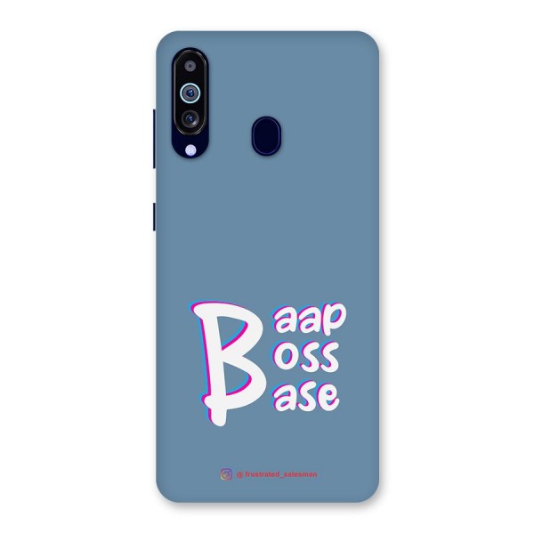 Baap Boss Base SteelBlue Back Case for Galaxy A60