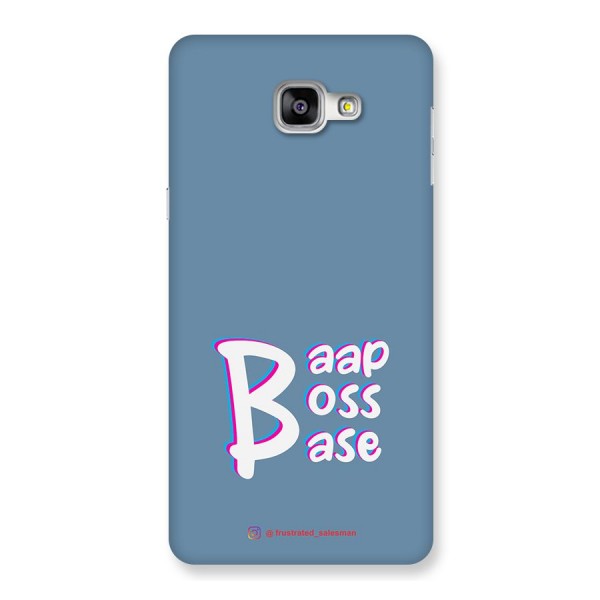 Baap Boss Base SteelBlue Back Case for Galaxy A9