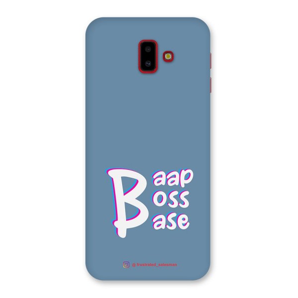 Baap Boss Base SteelBlue Back Case for Galaxy J6 Plus