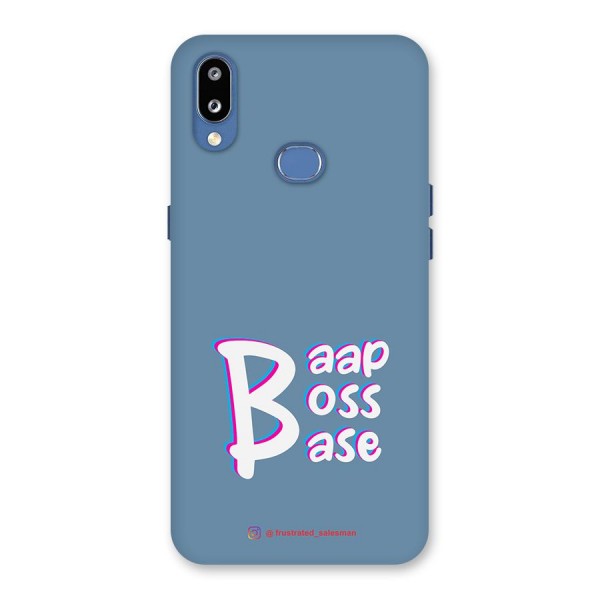 Baap Boss Base SteelBlue Back Case for Galaxy M01s